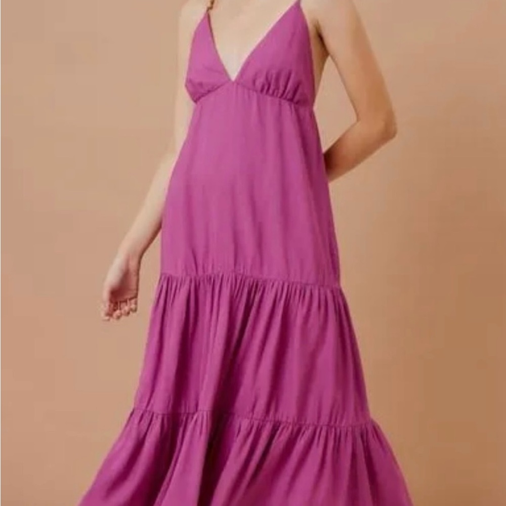 Elegant Purple Maxi Dress